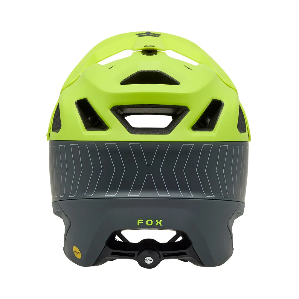 FOX DROPFRAME PRO RUNN HELMET MIPS CE [FLO YELLOW]