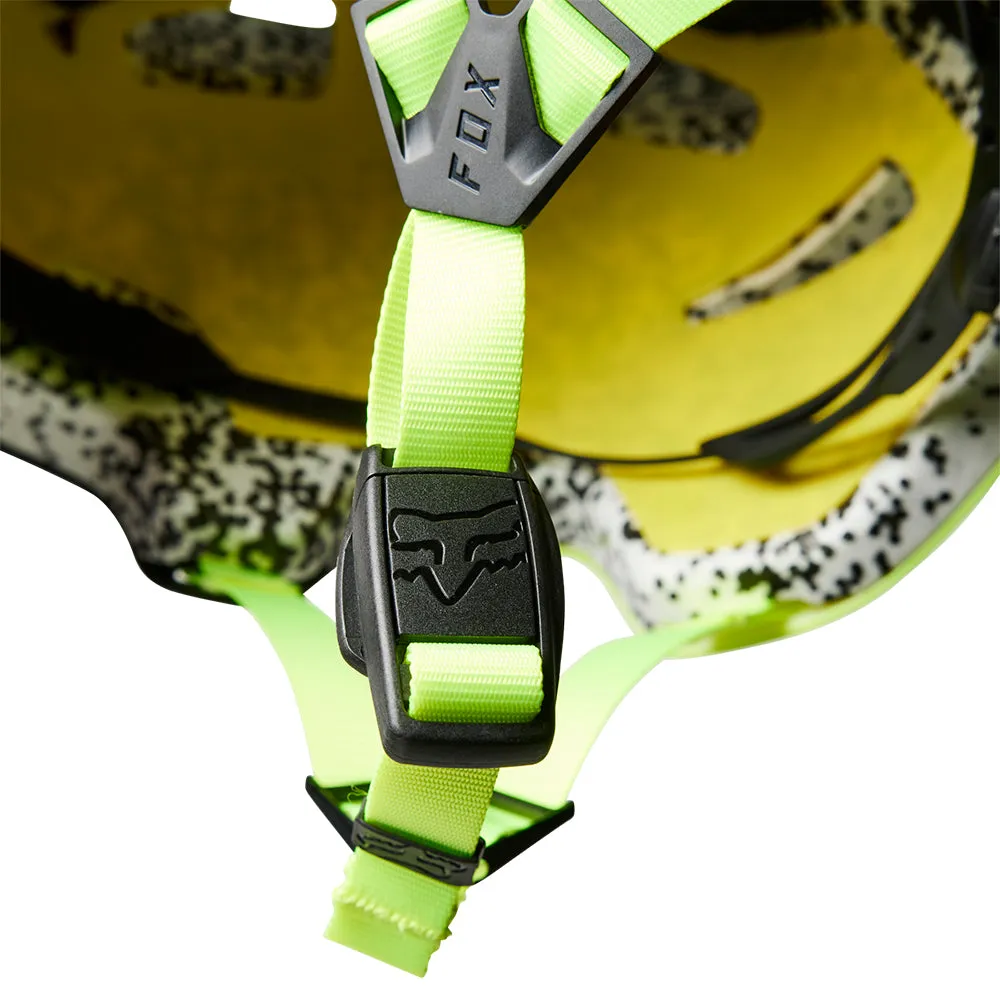 FOX FLIGHT PRO HELMET MIPS CE [BLACK/YELLOW]