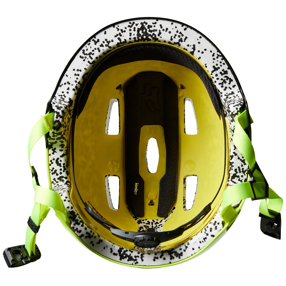 FOX FLIGHT PRO HELMET MIPS CE [BLACK/YELLOW]