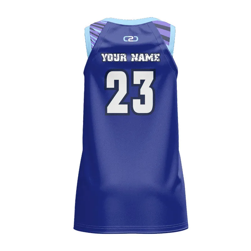 GAMMA Ladies SlimFit HP Split Basketball Singlet Design Your Own Custom