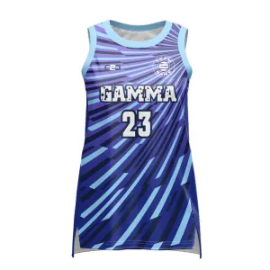 GAMMA Ladies SlimFit HP Split Basketball Singlet Design Your Own Custom