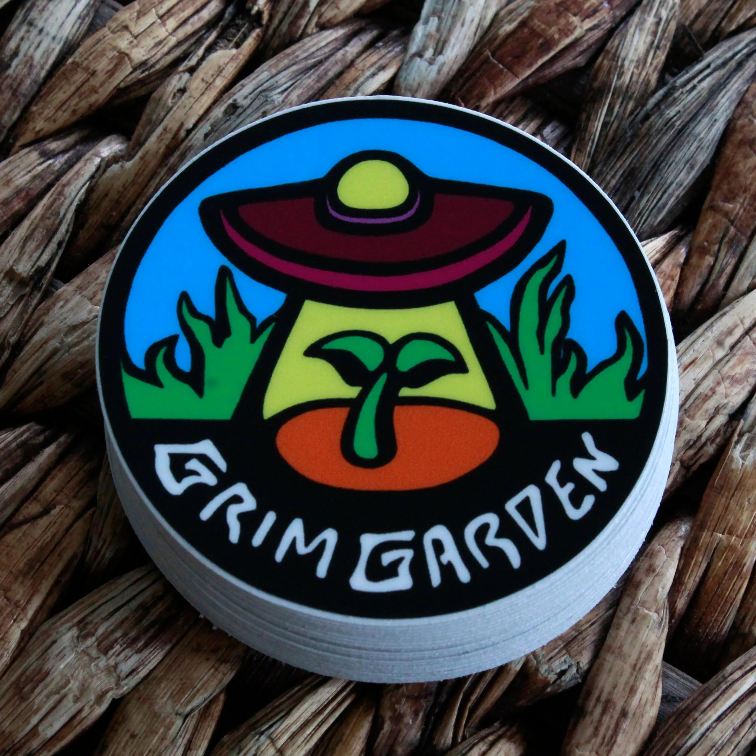 Grim Garden OG Logo Sticker
