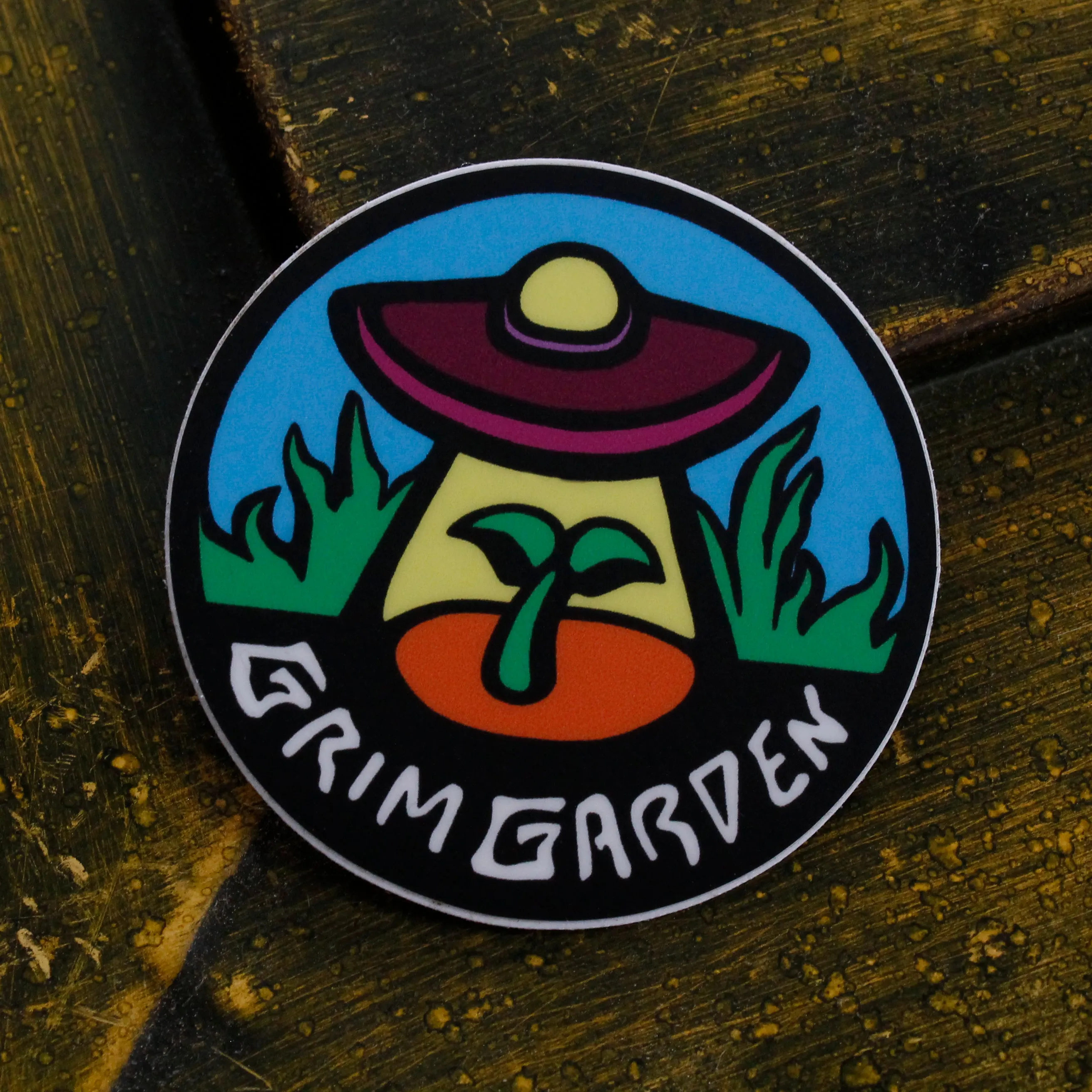 Grim Garden OG Logo Sticker