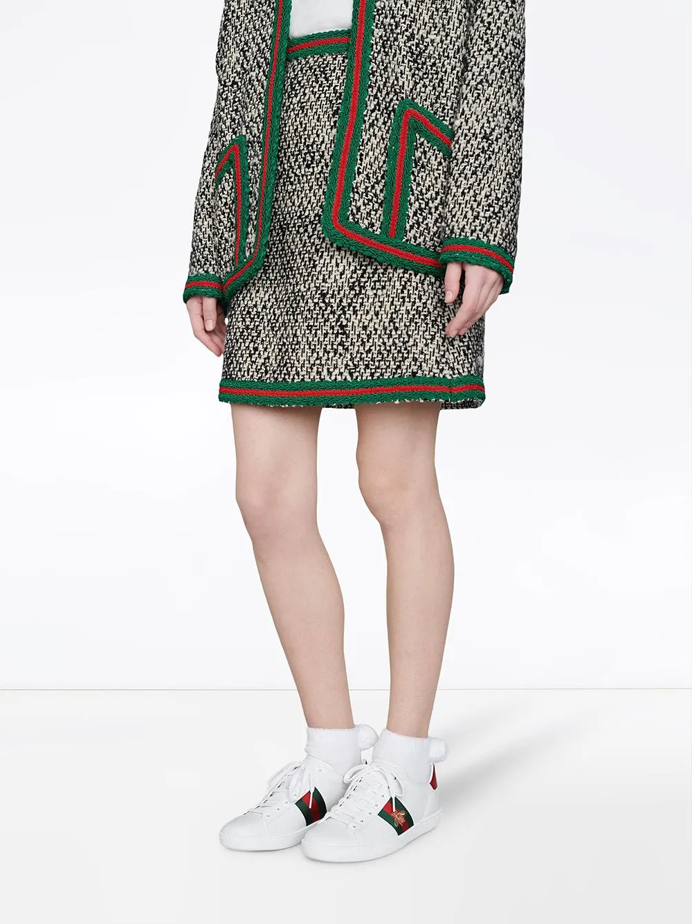 Gucci ace leather sneakers
