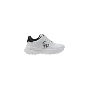 Guess Women Sneakers in White with Print and Laces