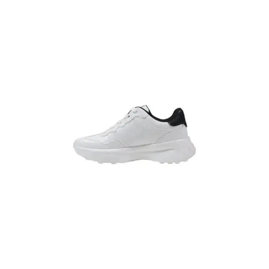 Guess Women Sneakers in White with Print and Laces