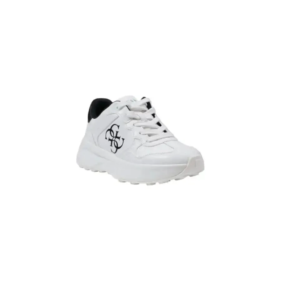 Guess Women Sneakers in White with Print and Laces