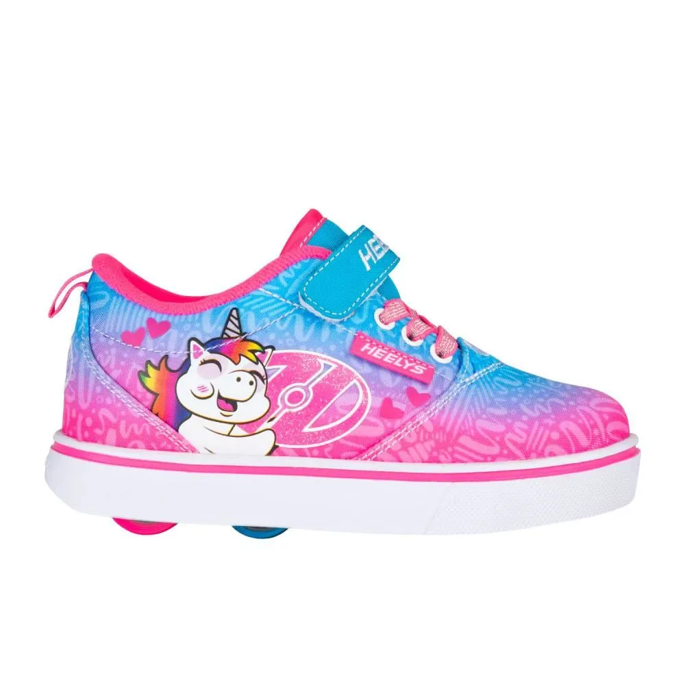 Heelys X2 Pro 20 X2  - Cyan / Neon Pink / White