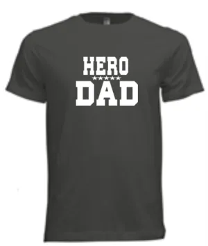 Hero Dad - Men's Cotton T-Shirt (ships within the US only)