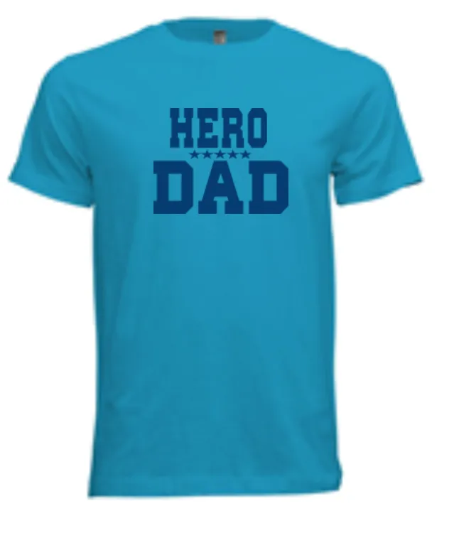Hero Dad - Men's Cotton T-Shirt (ships within the US only)
