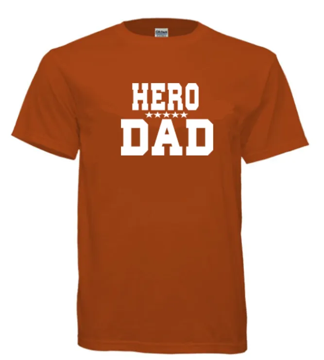 Hero Dad - Men's Cotton T-Shirt (ships within the US only)