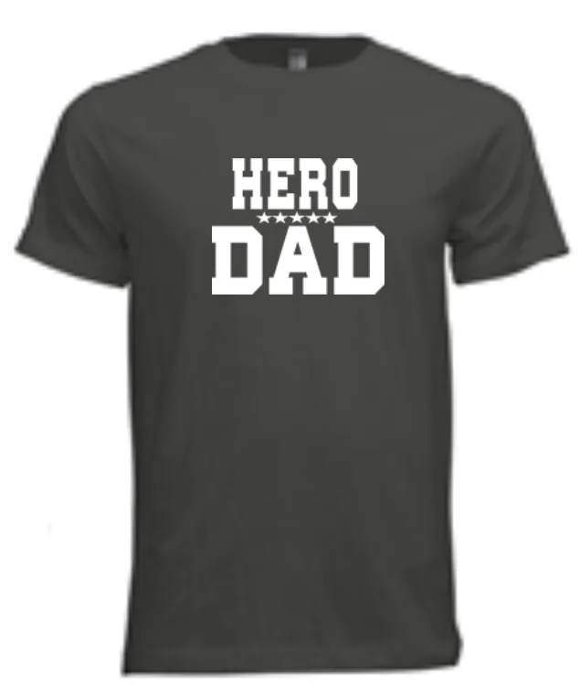 Hero Dad - Men's Cotton T-Shirt (ships within the US only)