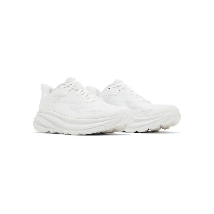 Hoka Clifton 9 'Triple White'
