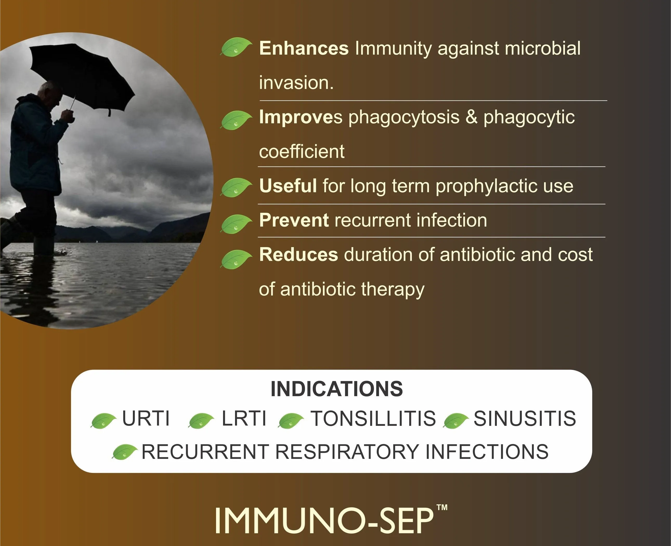 Immuno-sep Syrup | A Natural Immunity Booster With Goodness of Giloy, Amla, Mulethi & Manjistha | Supports in Respiratory Health & URTI and LRTI | Builds Immunity & Fights Against Allergies