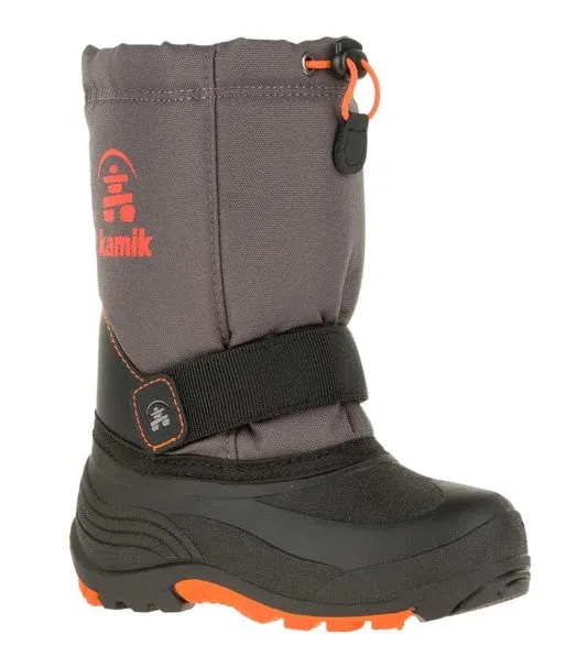 Kamik Little Kids Rocket, Charcoal/Flame