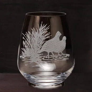 Kevin's Crystal Stemless Wine Glass