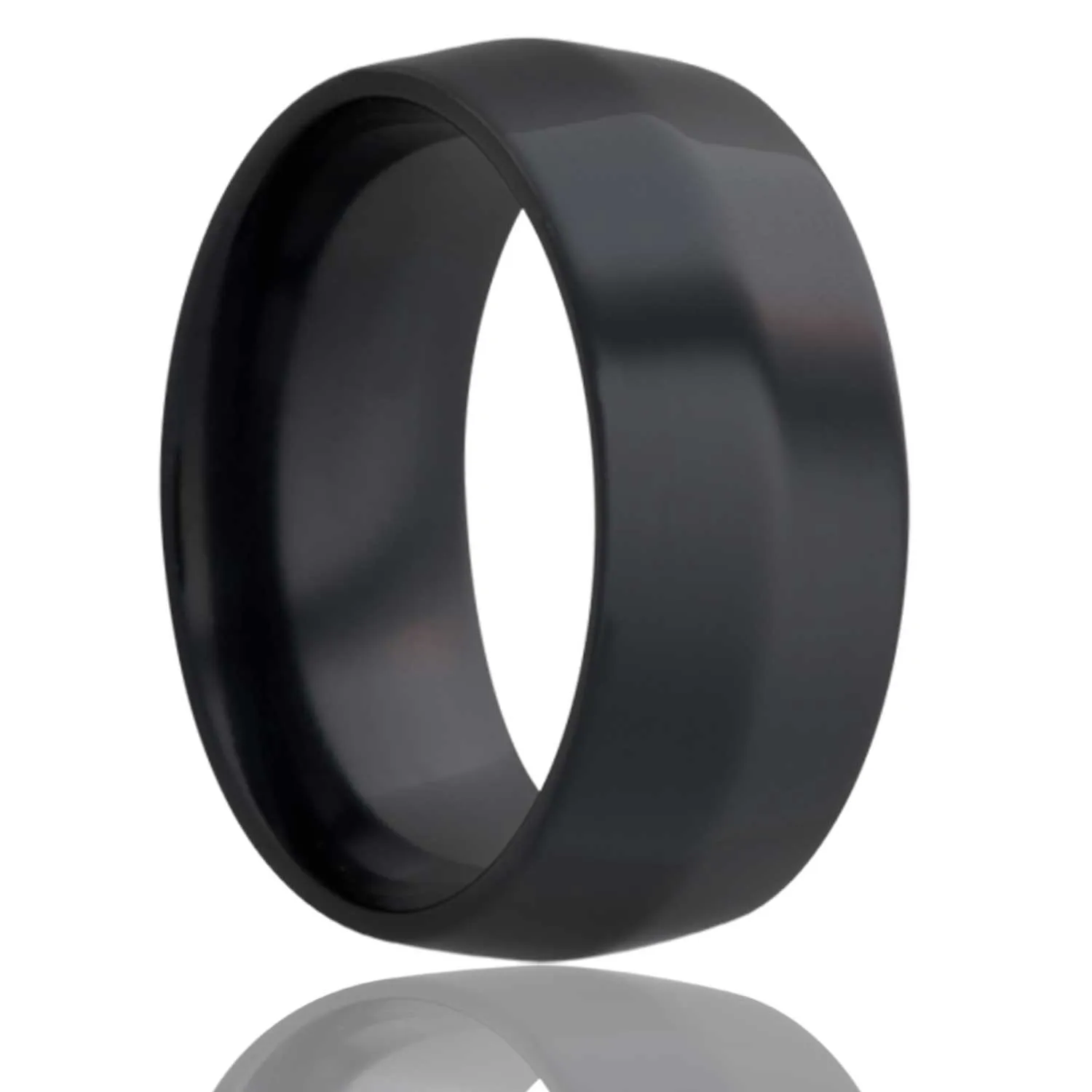 Knife Edge Zirconium Ring