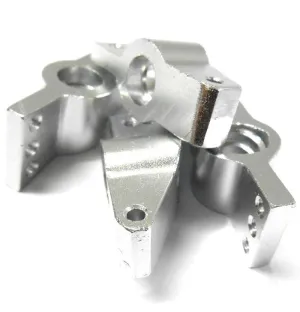 L11270 1/8 Scale Alloy Silver Steering Hub Carrier Left or Right x 4
