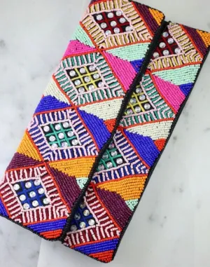 Leland Beaded Crossbody/Clutch