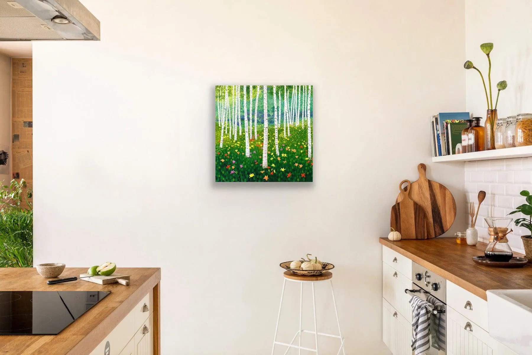 Lilies & Birch