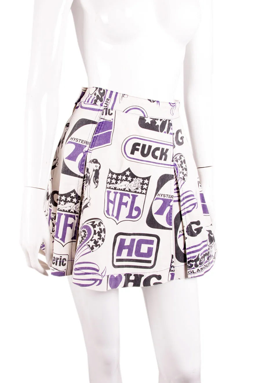 Logo Printed Skirt