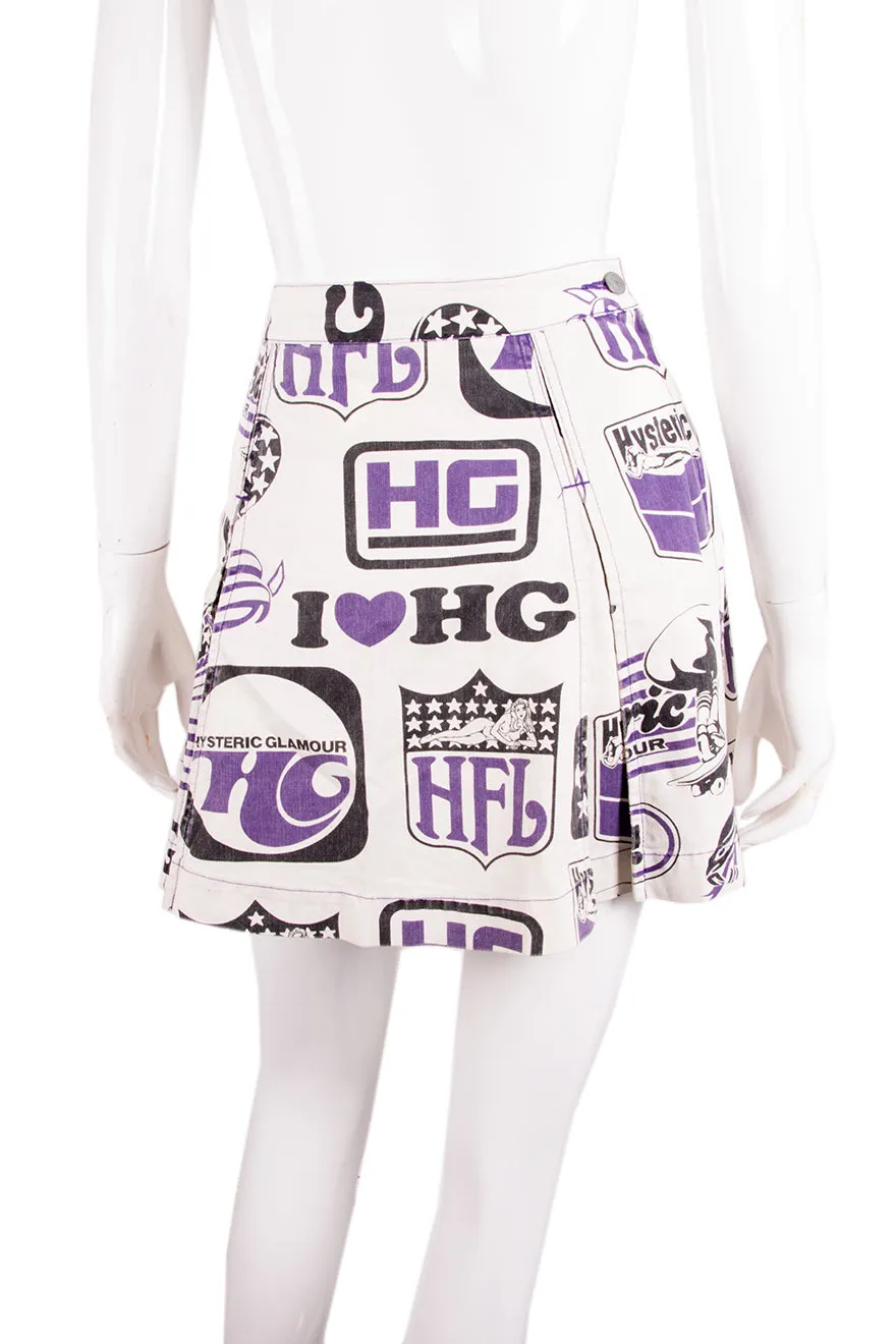 Logo Printed Skirt