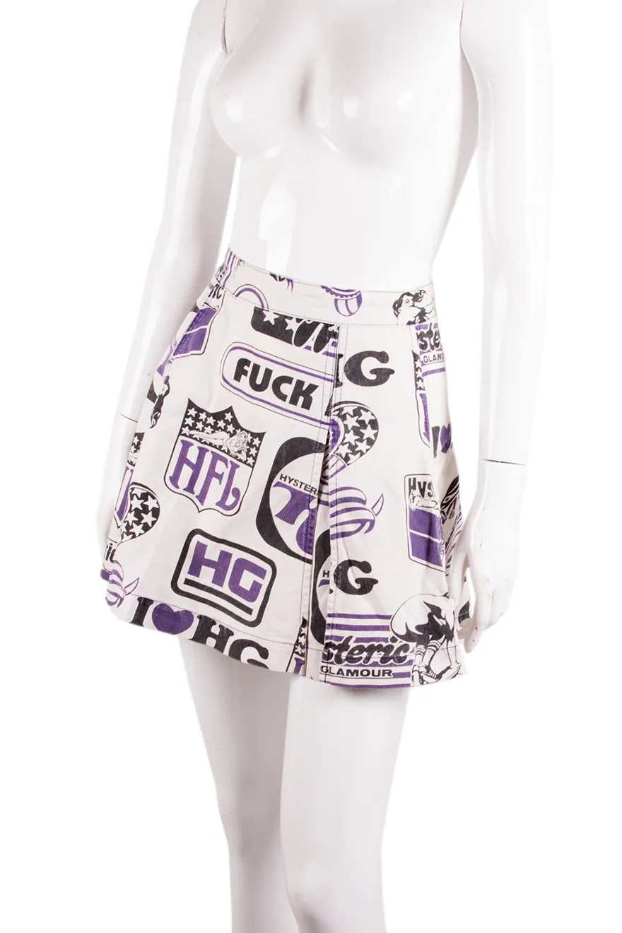 Logo Printed Skirt