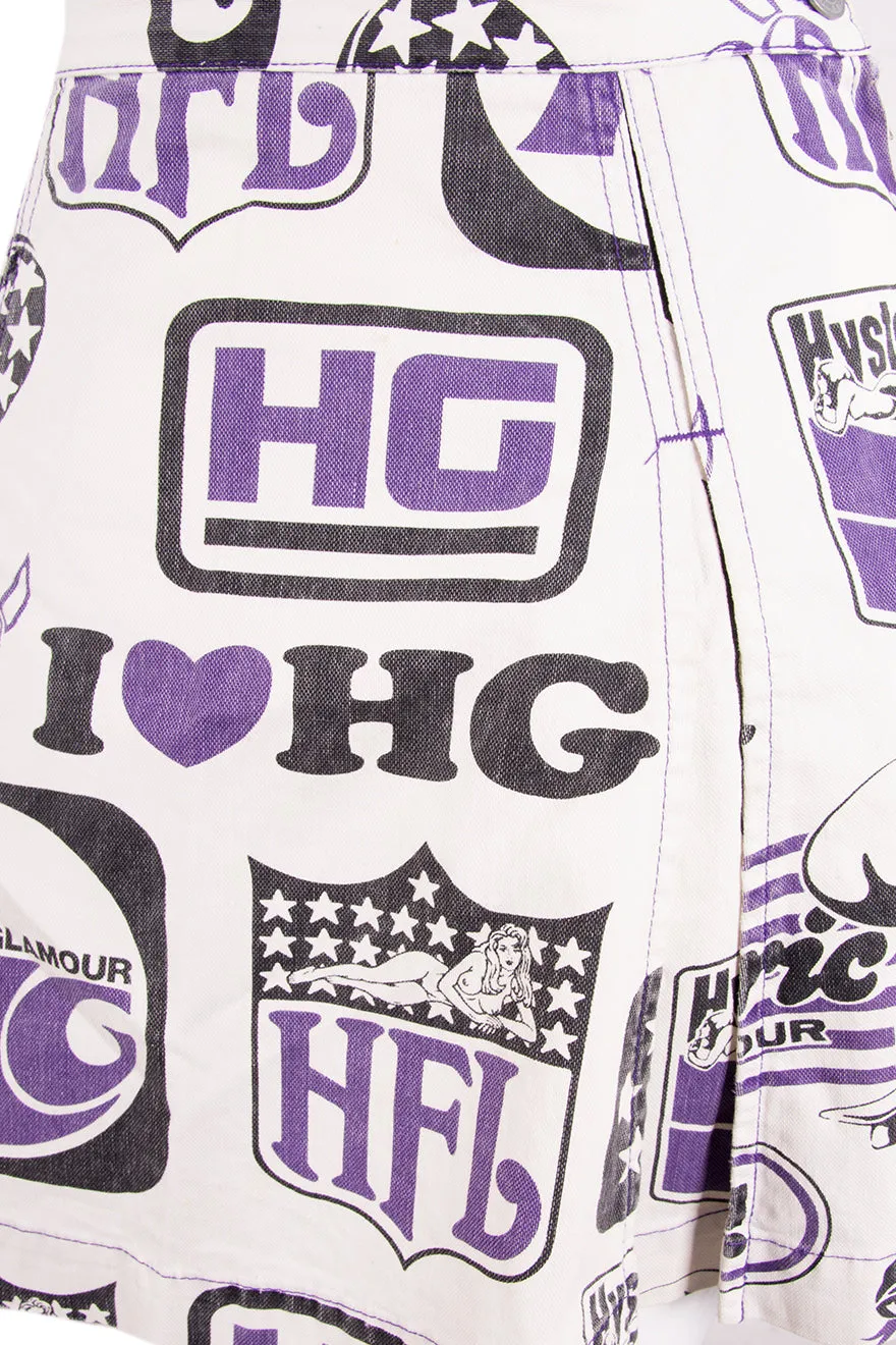 Logo Printed Skirt