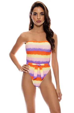 LULI FAMA Miami Sunsets One piece Swimsuit