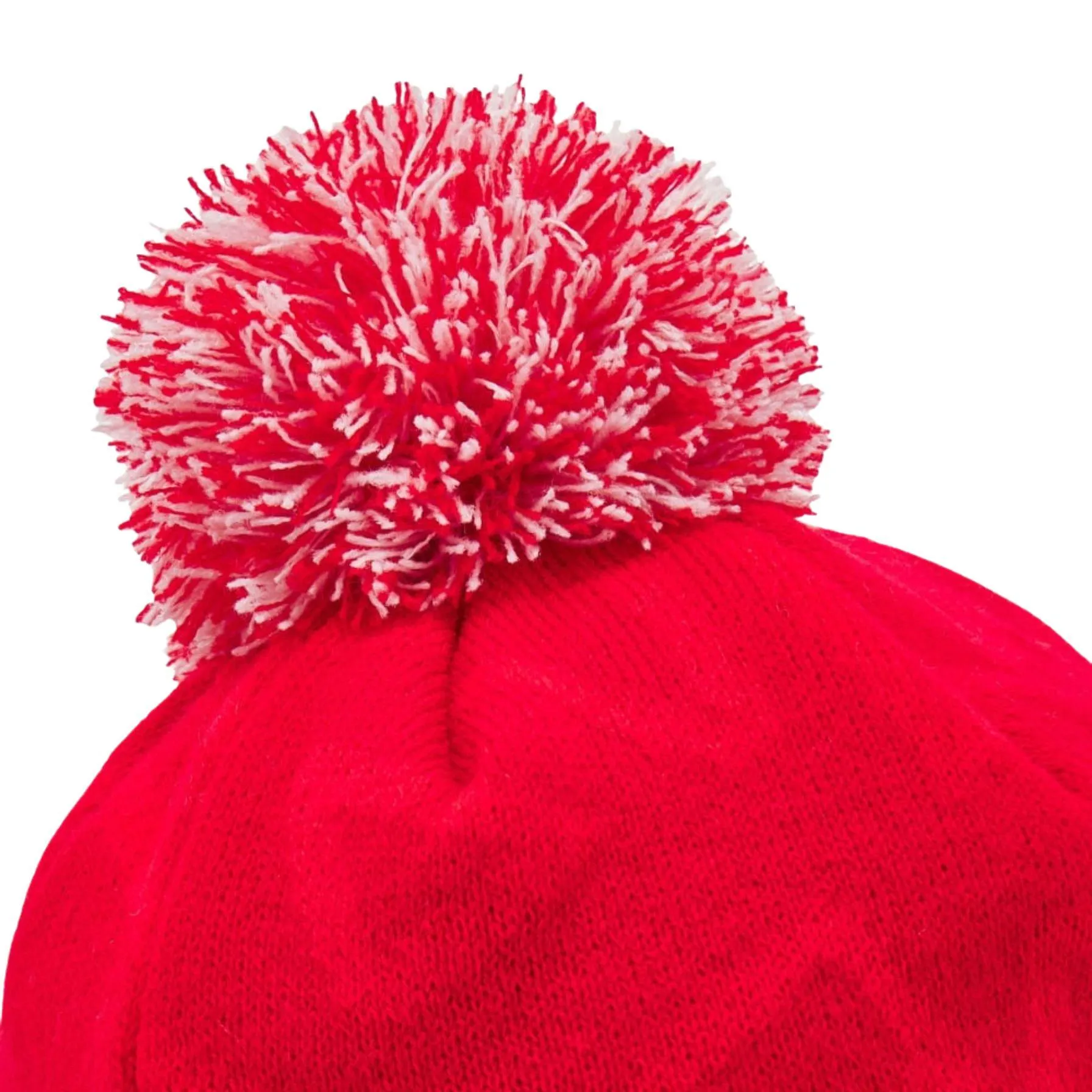 Macron Wales Rugby Pom Pom Beanie Hat | Red | 2024/25 | Adult