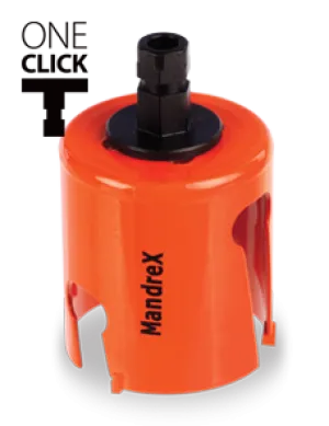 MandreX MHMQ0064B SuperXcut Multi Purpose TCT 64mm Hole Saw c/w Adapter