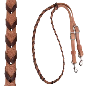 Martin 5/8" HARNESS BARREL REIN WITH LATIGO LACING