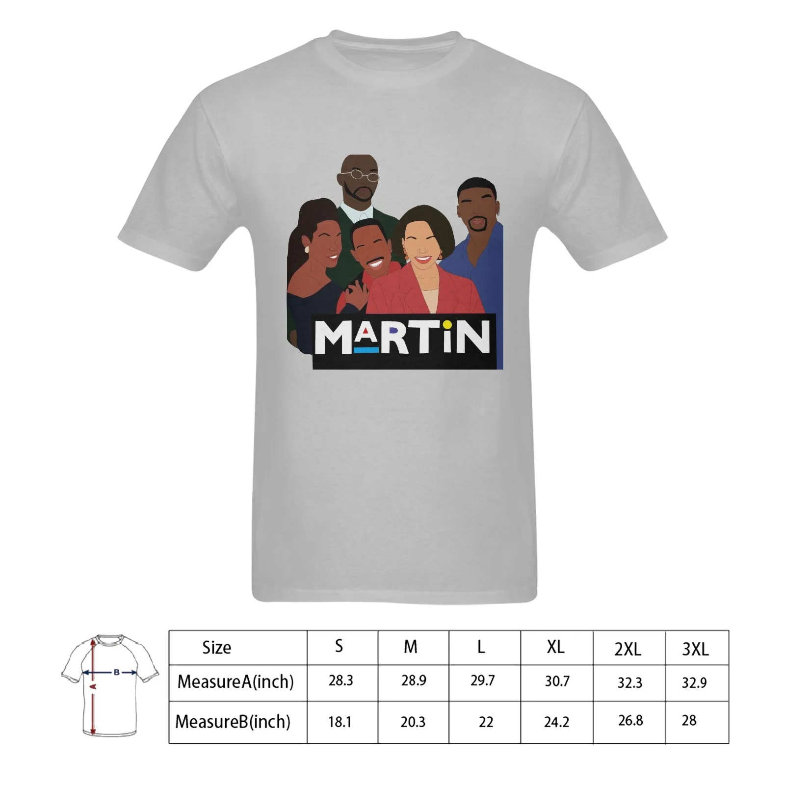 Martin Cast Silhouette Men's T-shirt 100% Cotton
