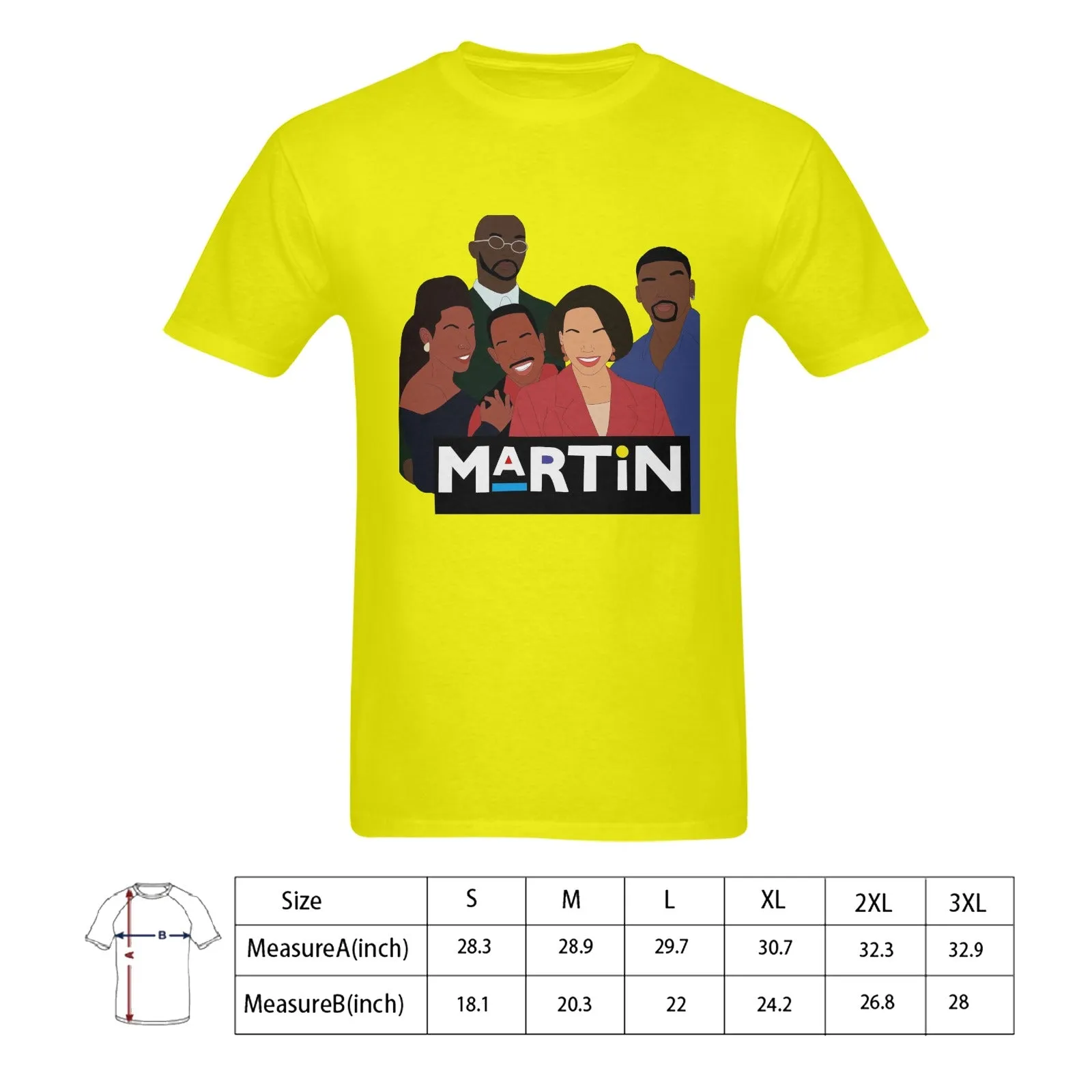 Martin Cast Silhouette Men's T-shirt 100% Cotton