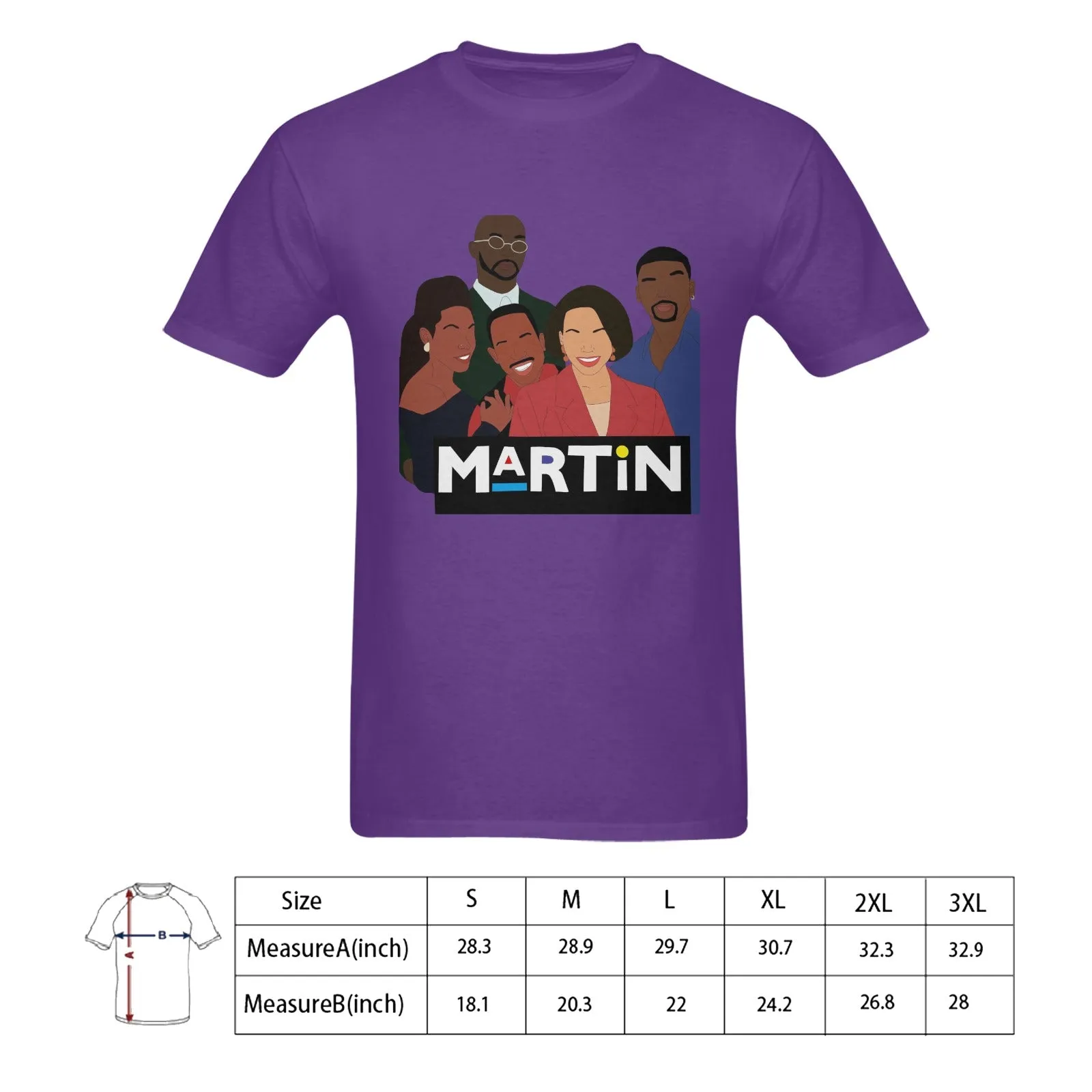 Martin Cast Silhouette Men's T-shirt 100% Cotton