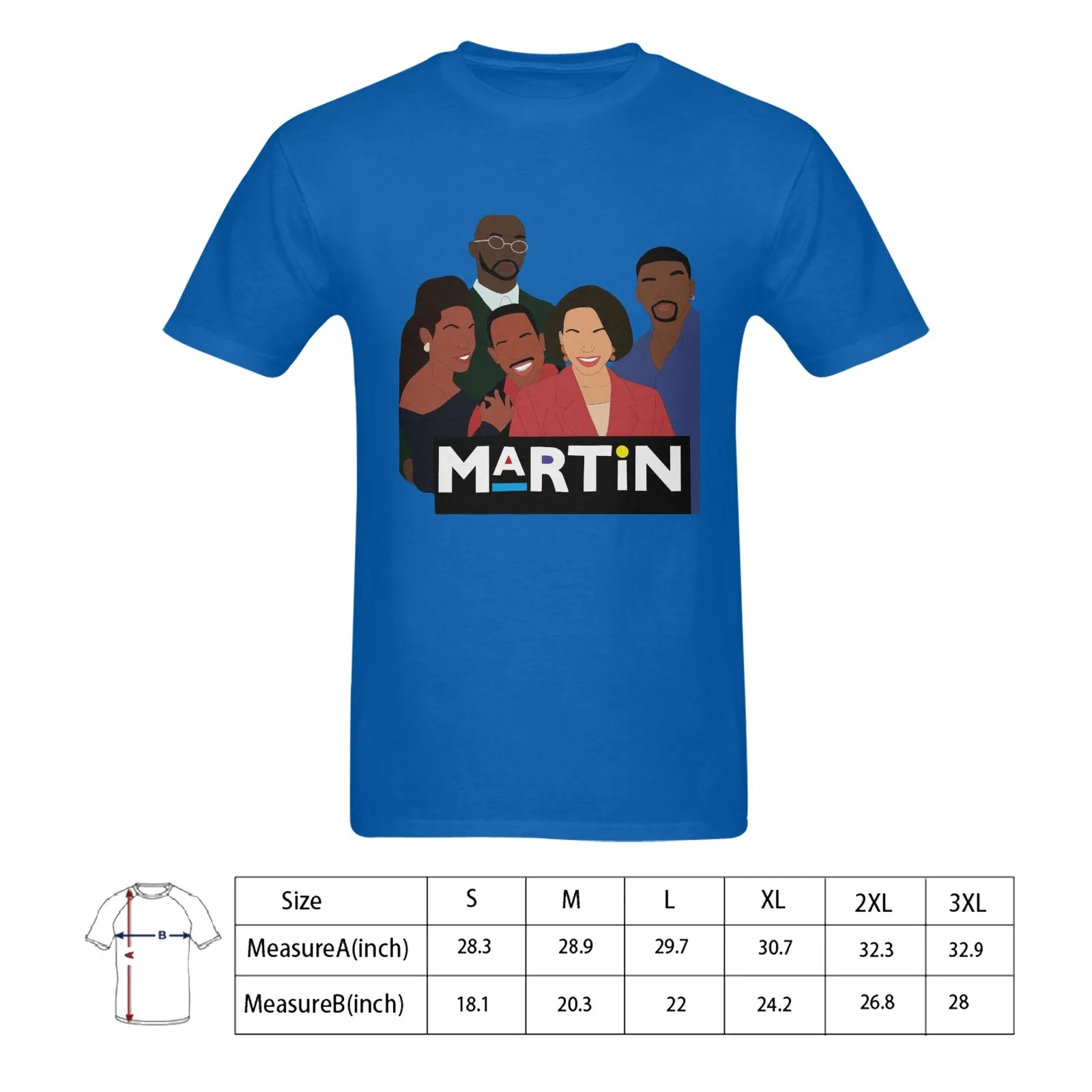 Martin Cast Silhouette Men's T-shirt 100% Cotton