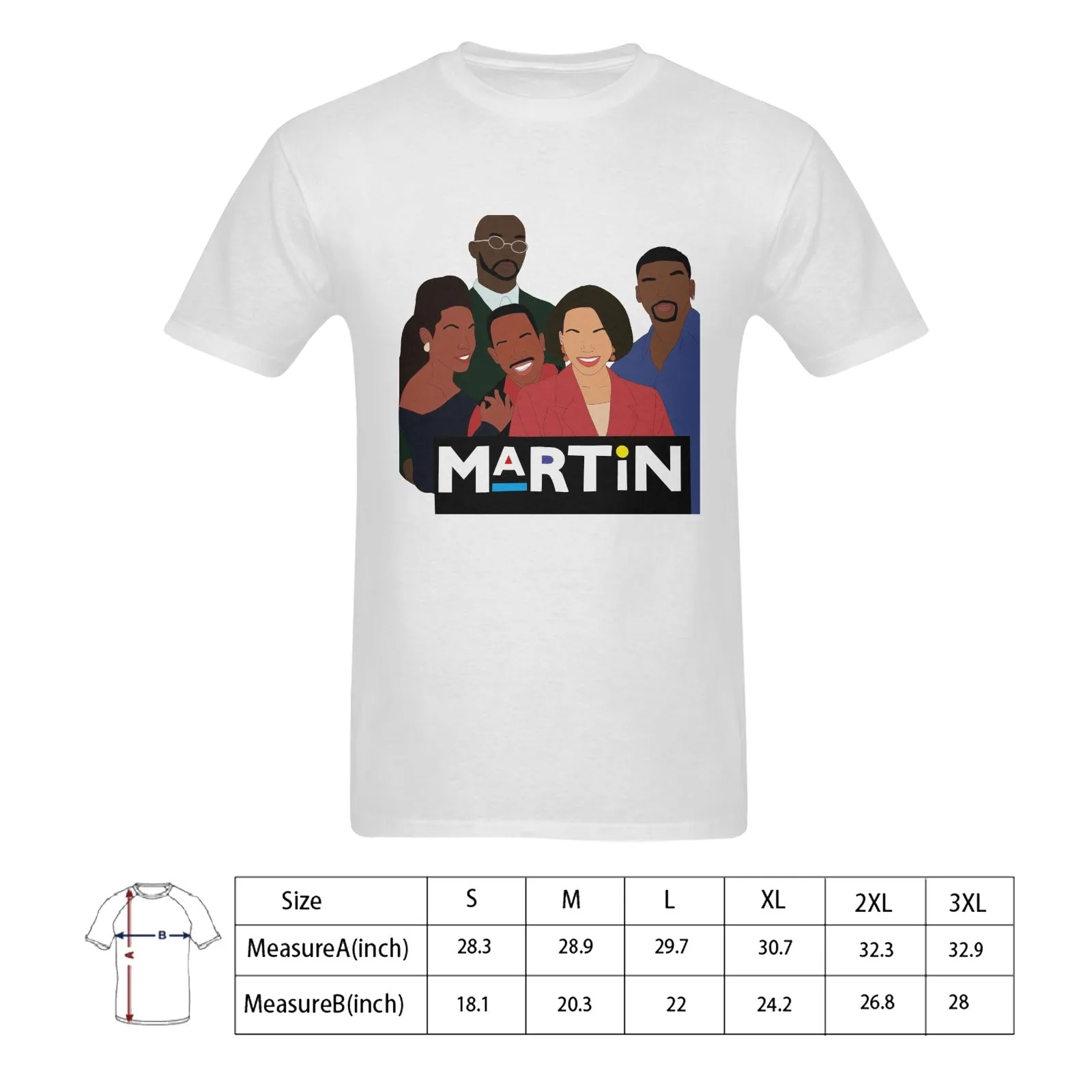 Martin Cast Silhouette Men's T-shirt 100% Cotton