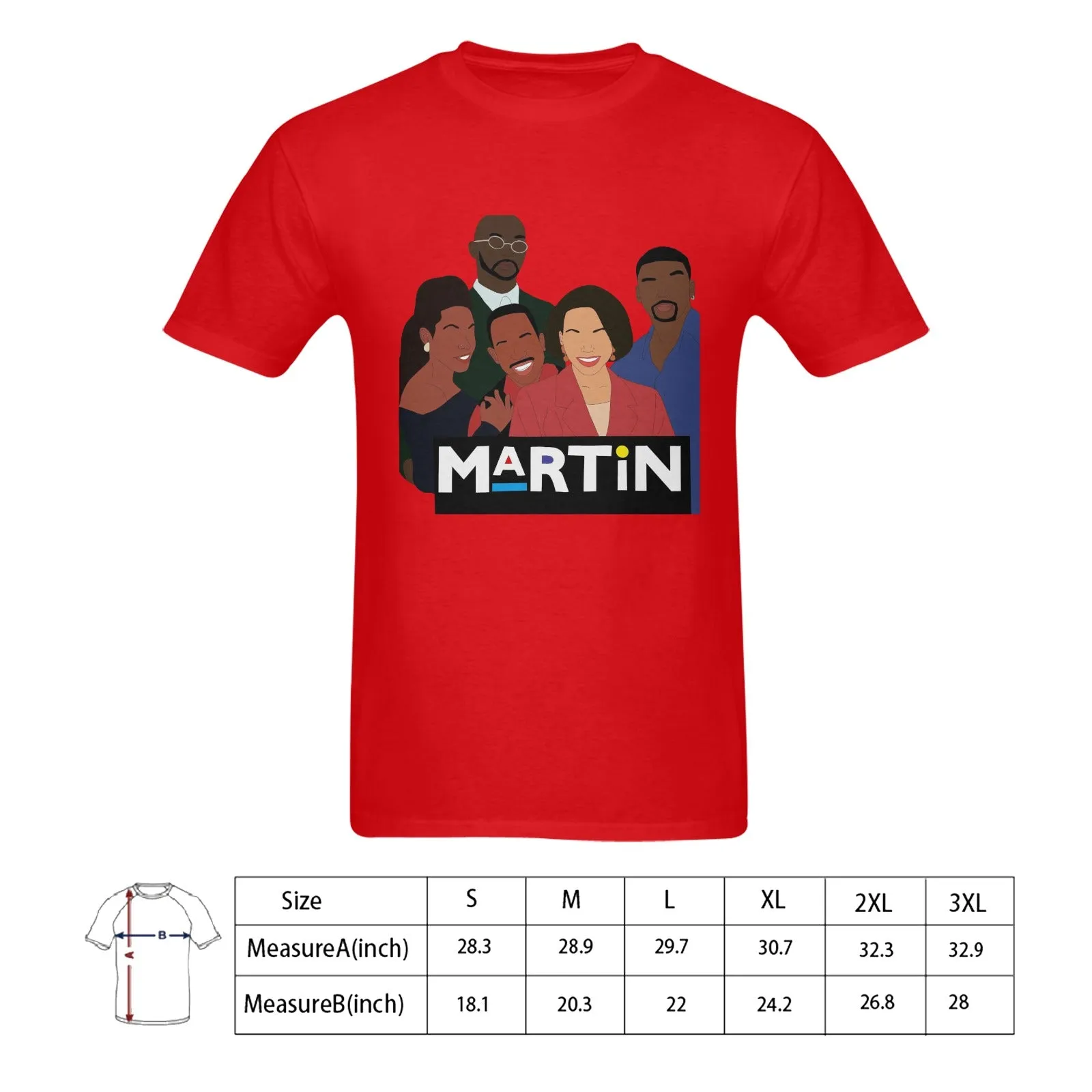 Martin Cast Silhouette Men's T-shirt 100% Cotton