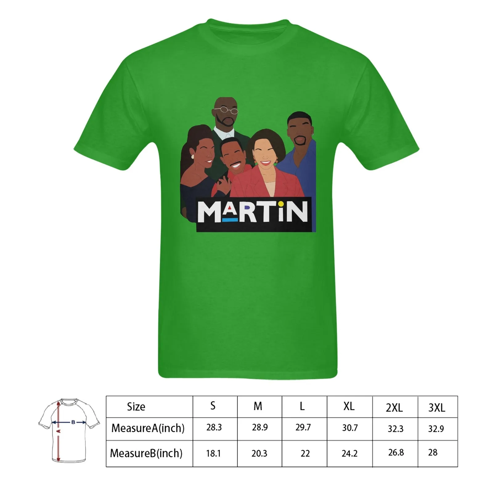 Martin Cast Silhouette Men's T-shirt 100% Cotton
