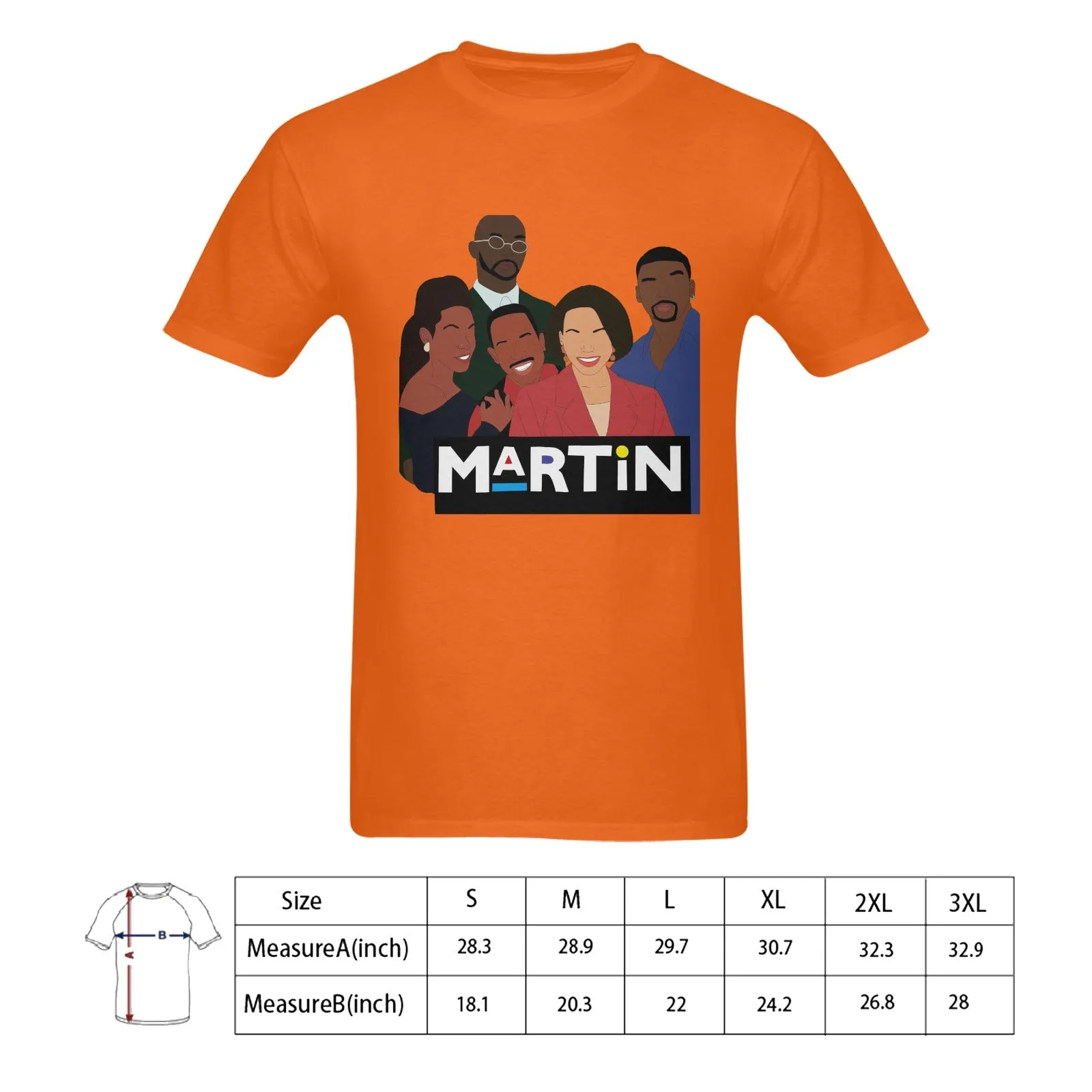 Martin Cast Silhouette Men's T-shirt 100% Cotton
