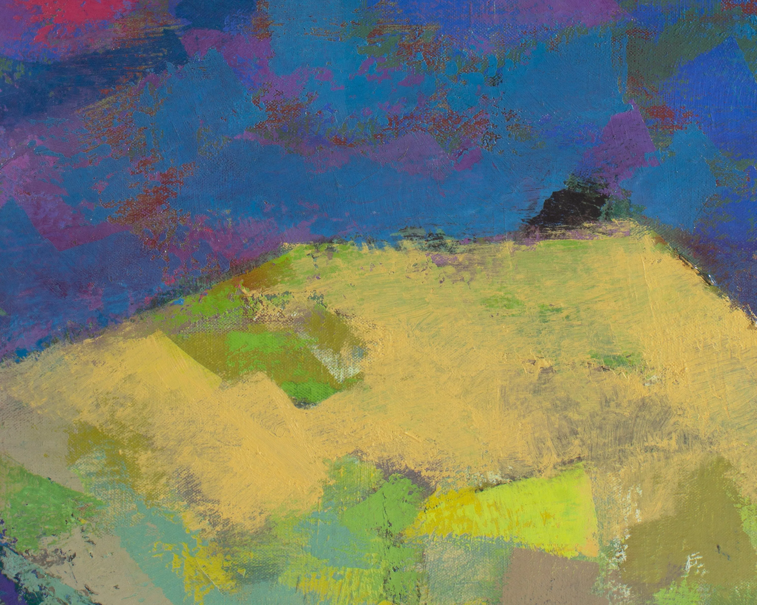 Martin Friedman Signed Abstract Oil on Canvas Painting