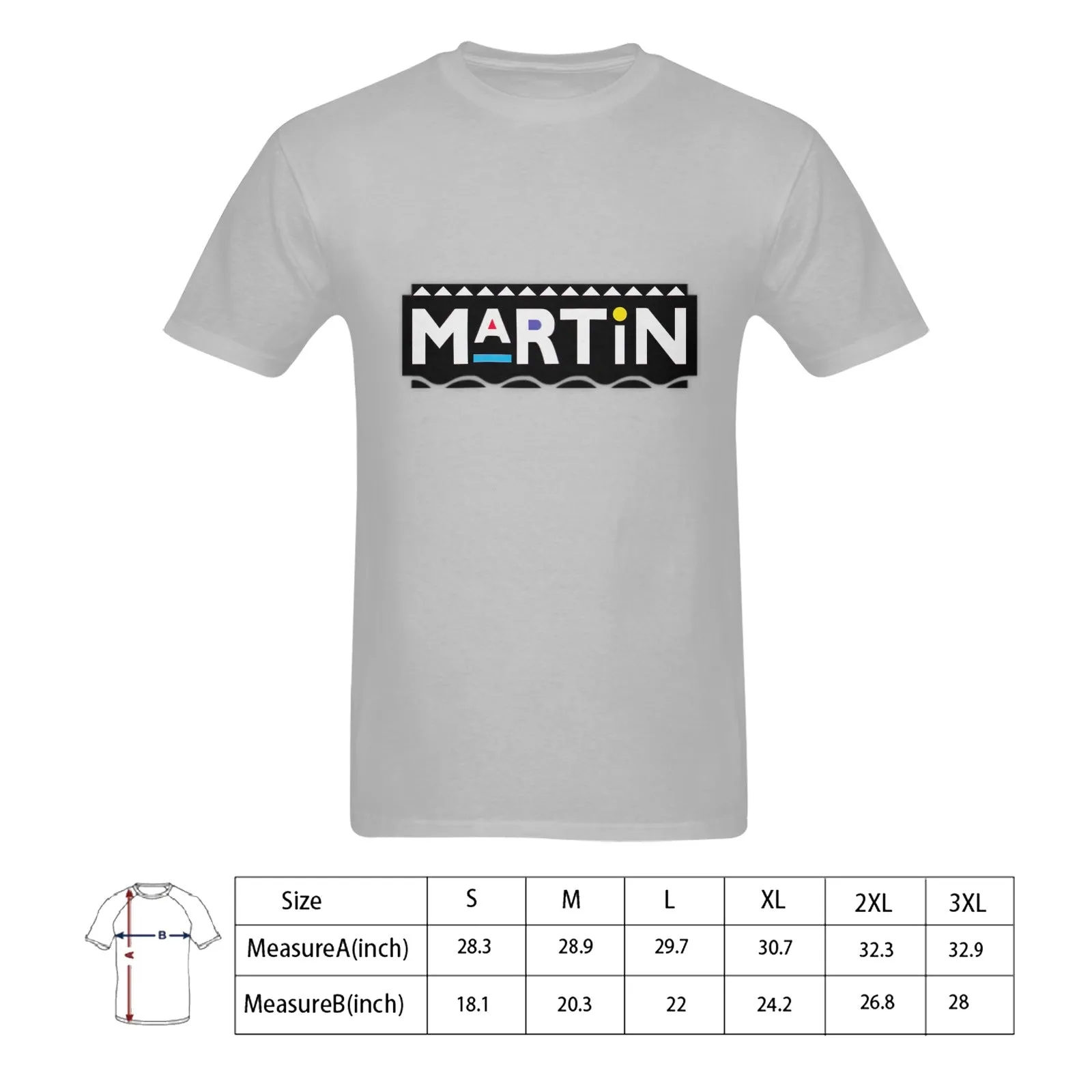 MARTIN Logo Men's T-shirt 100% Cotton