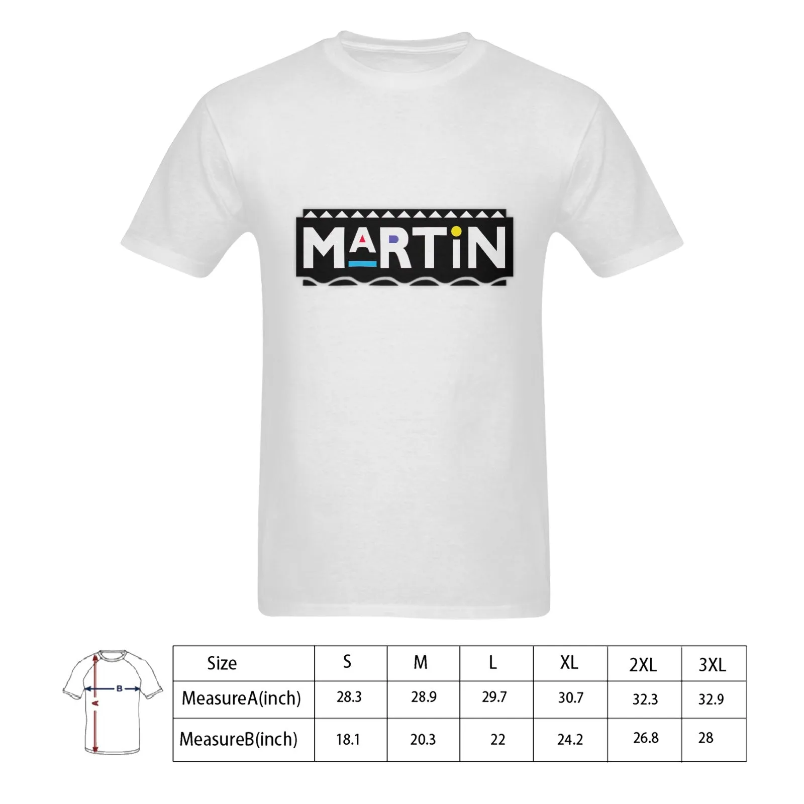 MARTIN Logo Men's T-shirt 100% Cotton