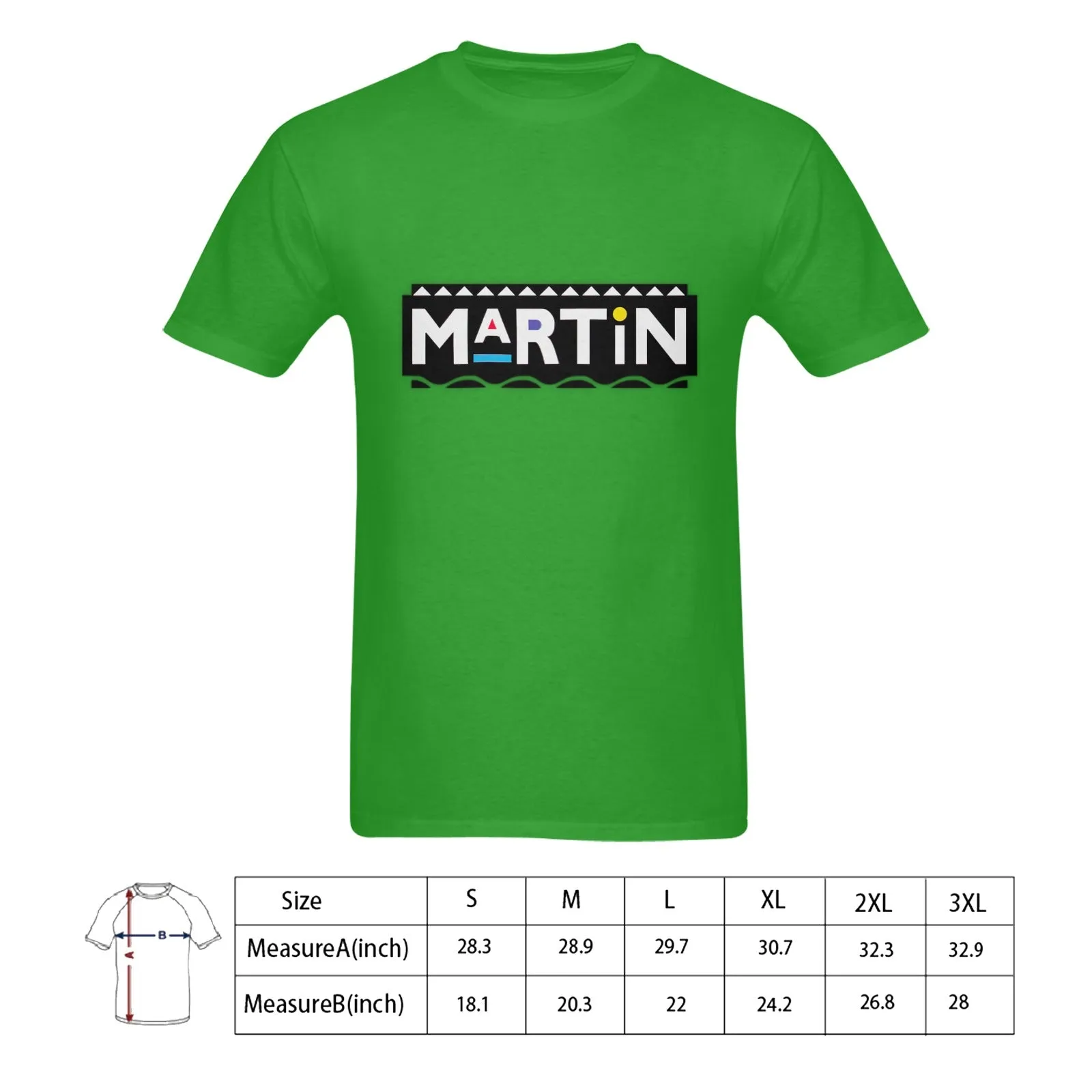 MARTIN Logo Men's T-shirt 100% Cotton