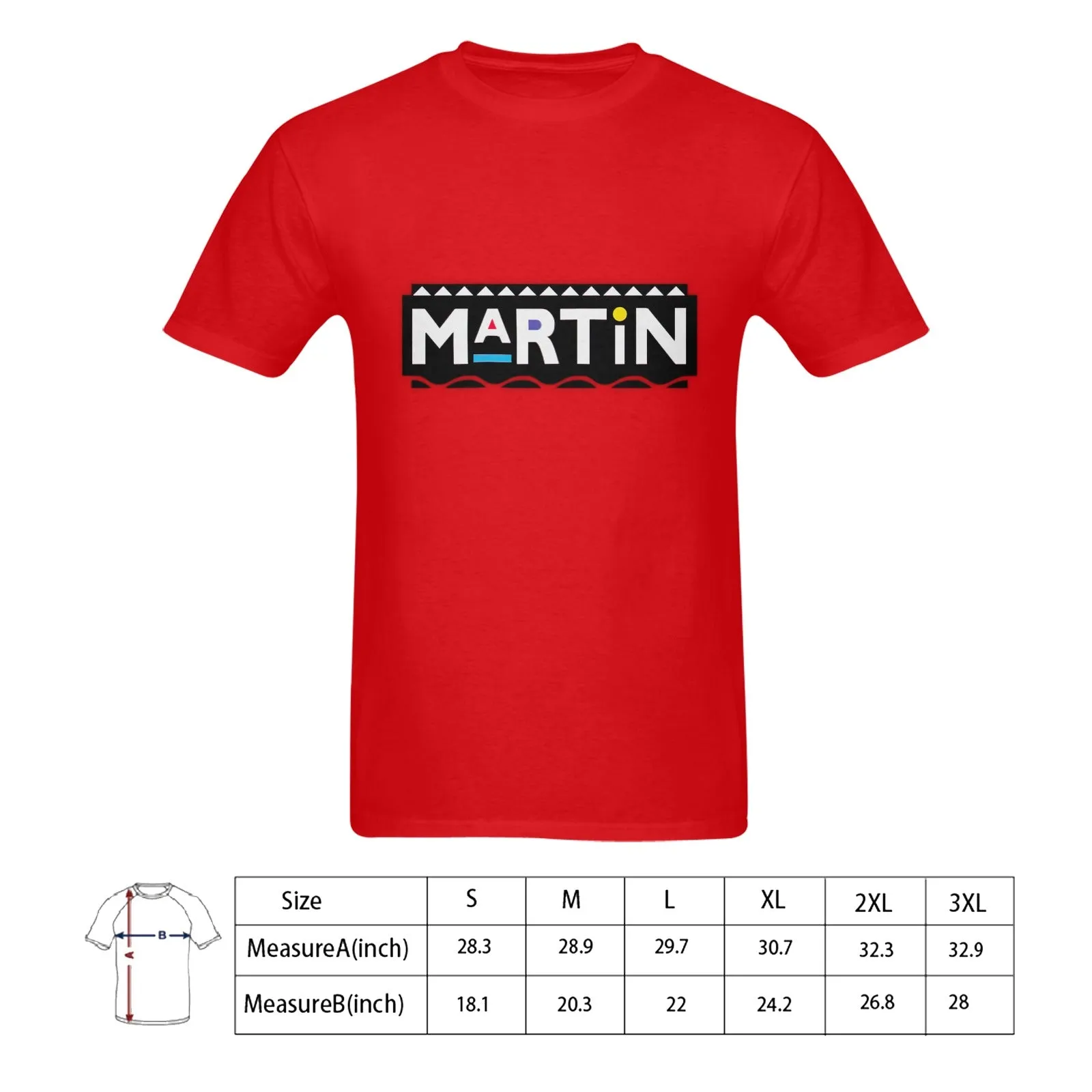 MARTIN Logo Men's T-shirt 100% Cotton