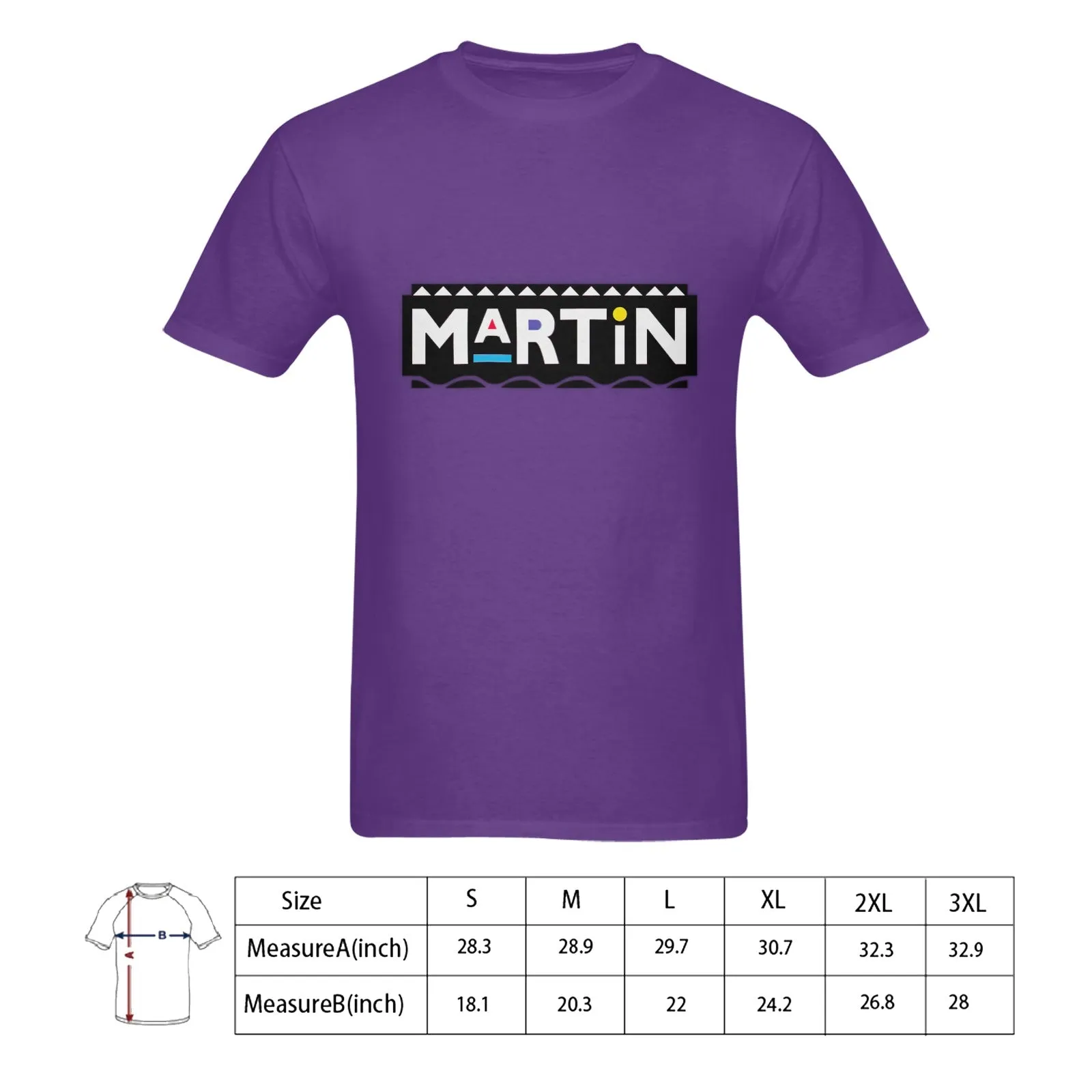 MARTIN Logo Men's T-shirt 100% Cotton
