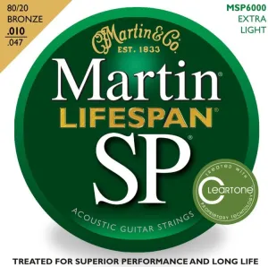 Martin SP Lifespan Bronze Acoustic Guitar Strings, .010-.047
