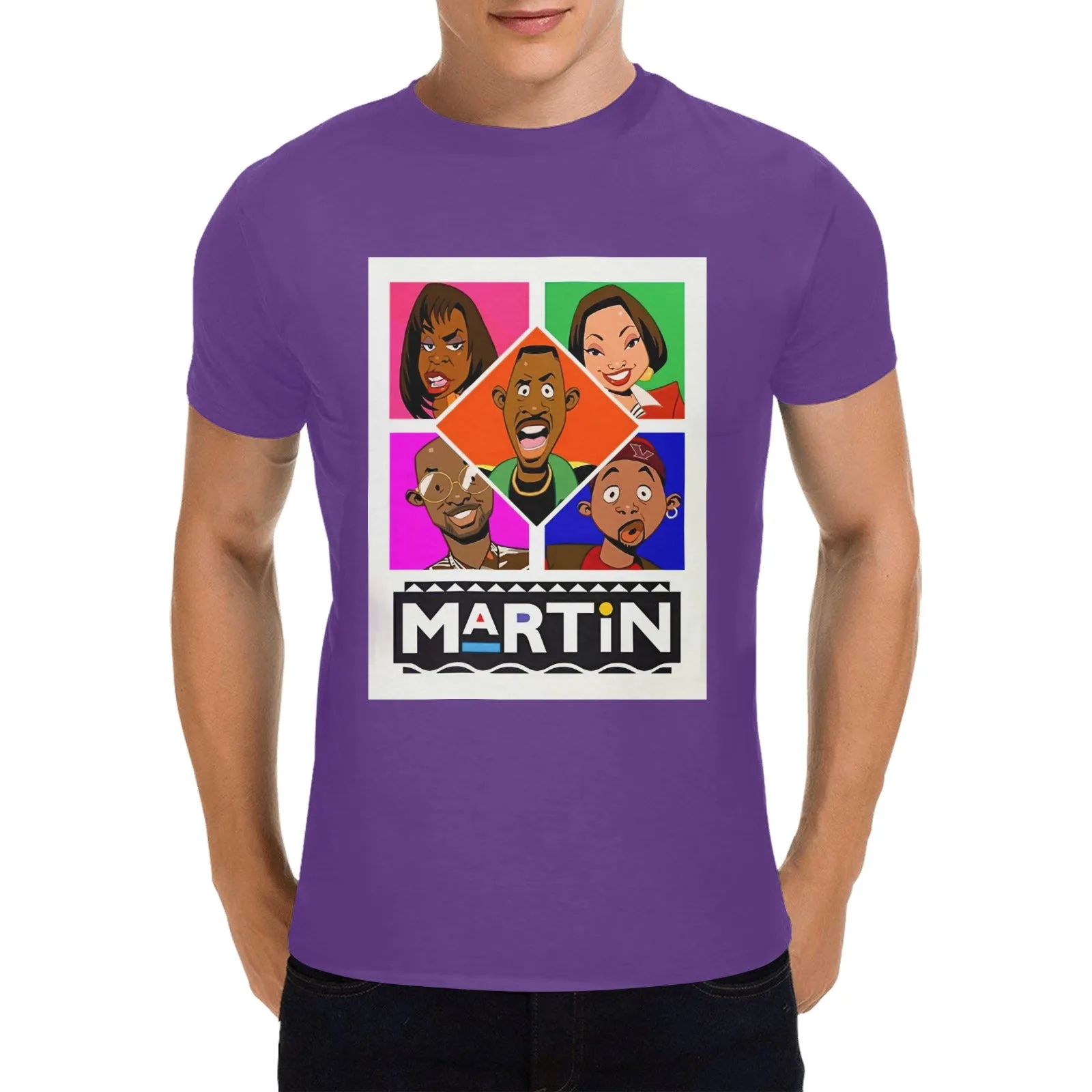 Martin The Animated Series Men's T-shirt 100% Cotton