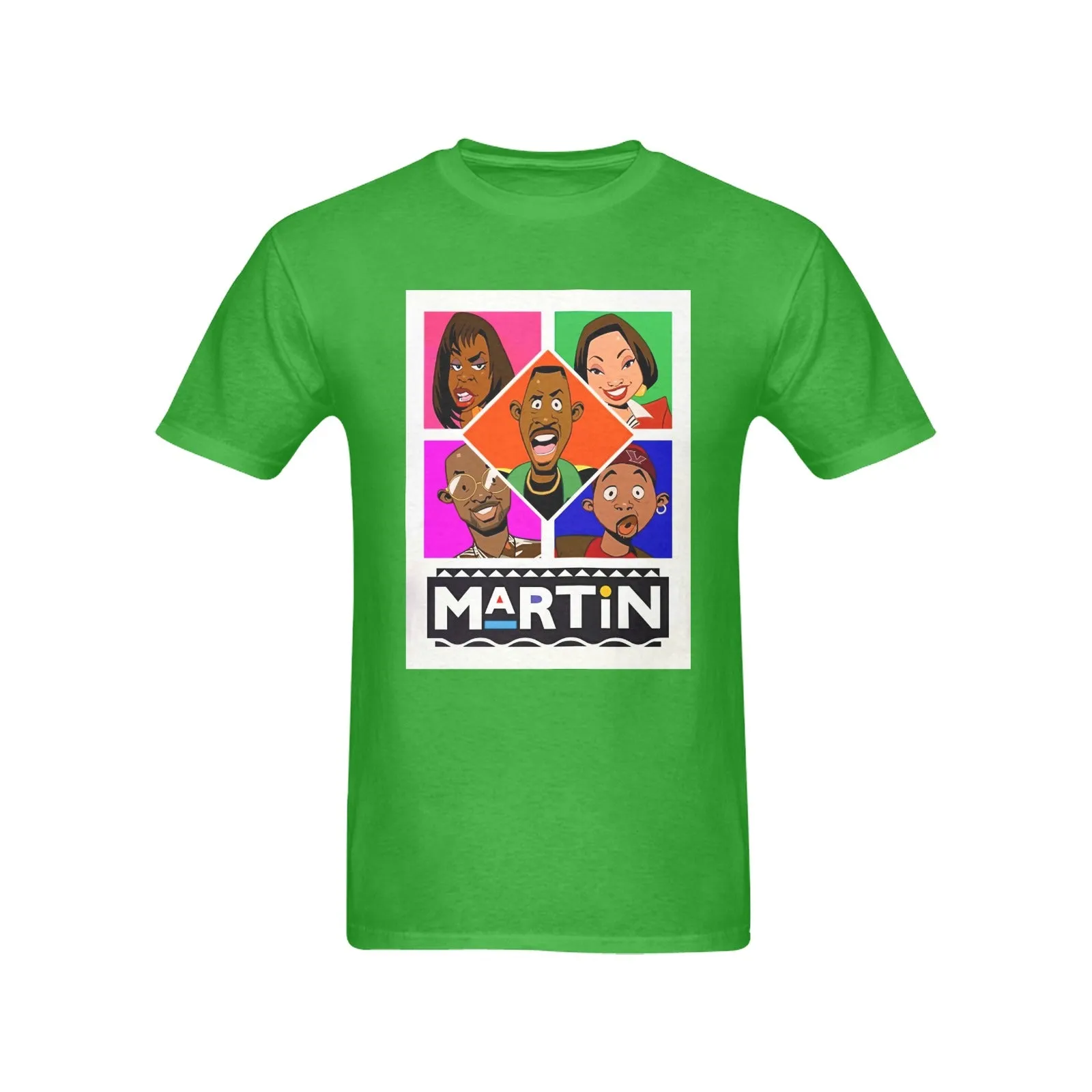 Martin The Animated Series Men's T-shirt 100% Cotton