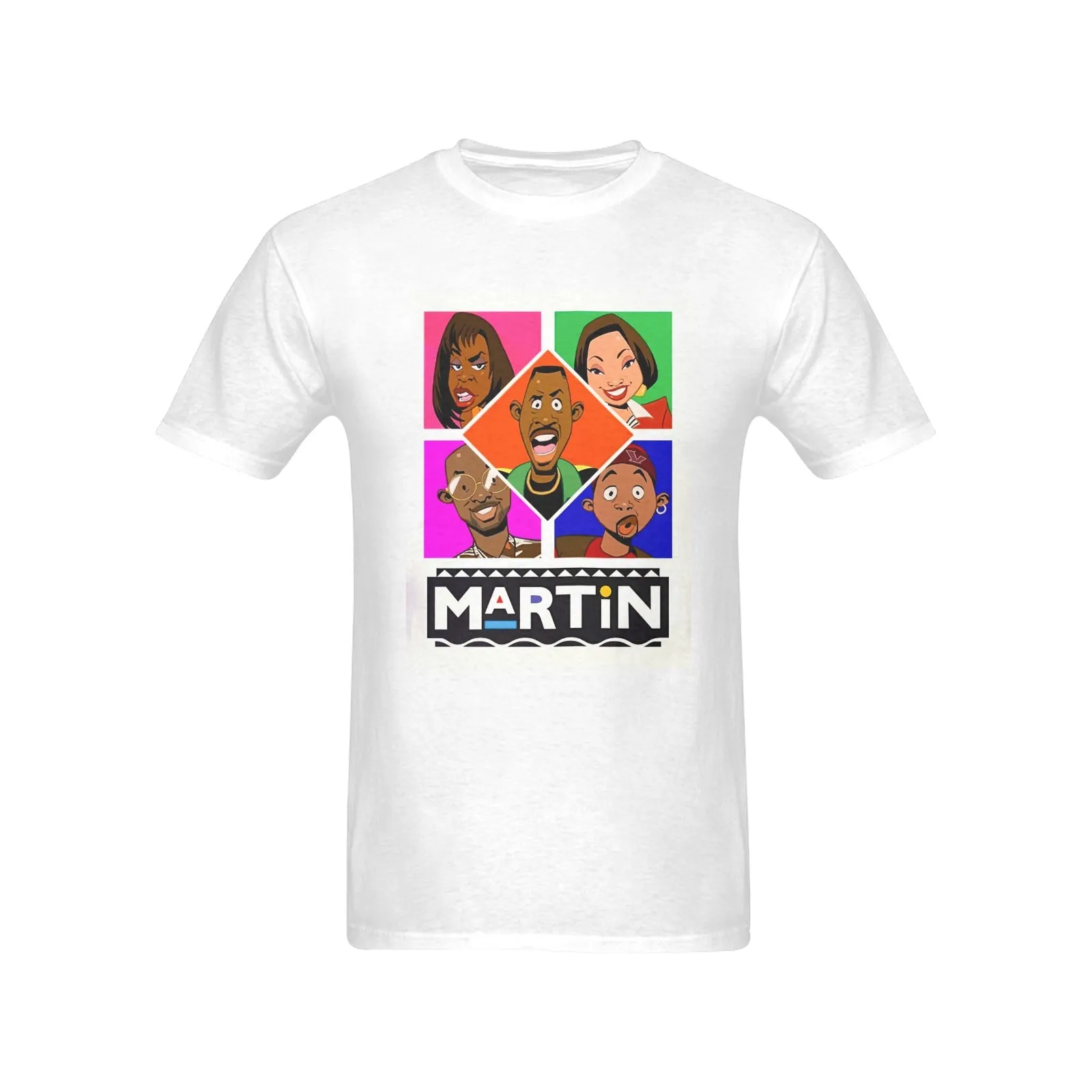 Martin The Animated Series Men's T-shirt 100% Cotton